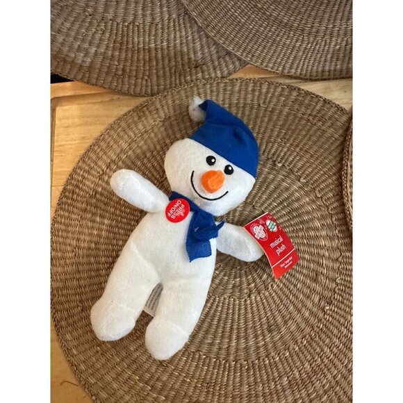 Christmas house musical plush snowman - Picture 1 of 6